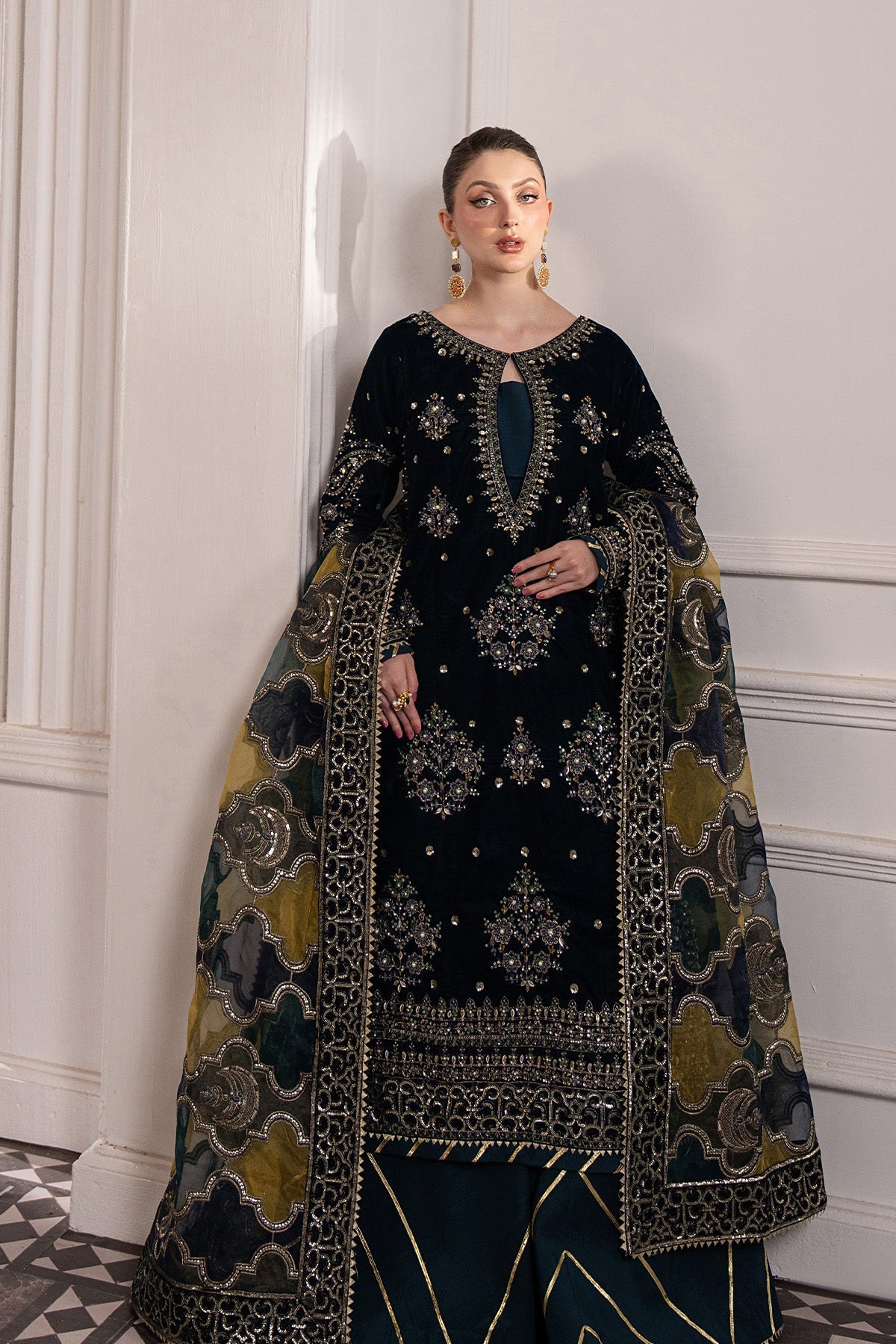 Raeesa Premium | Noirah Velvet | NV-006-10