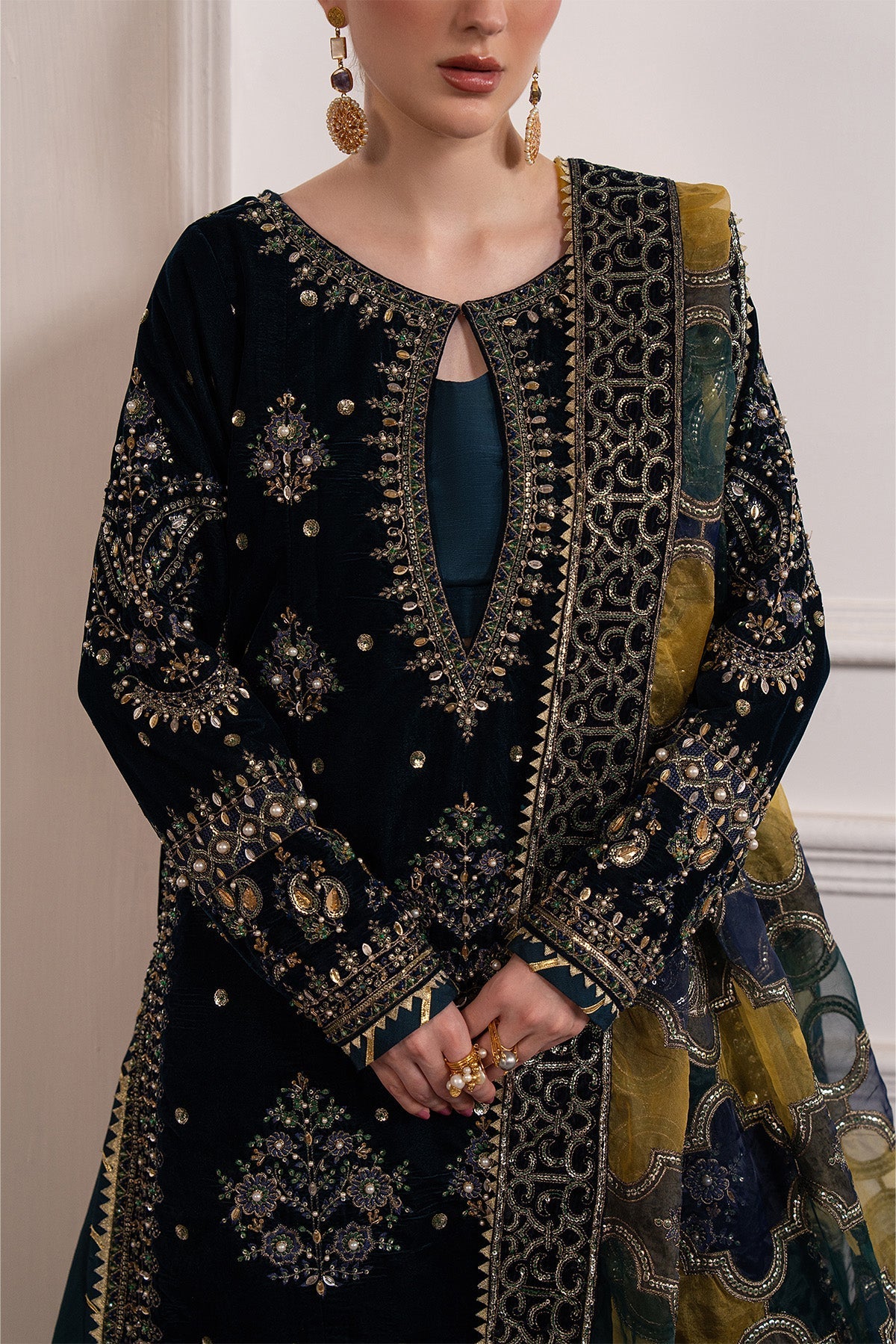 Raeesa Premium | Noirah Velvet | NV-006, image 7