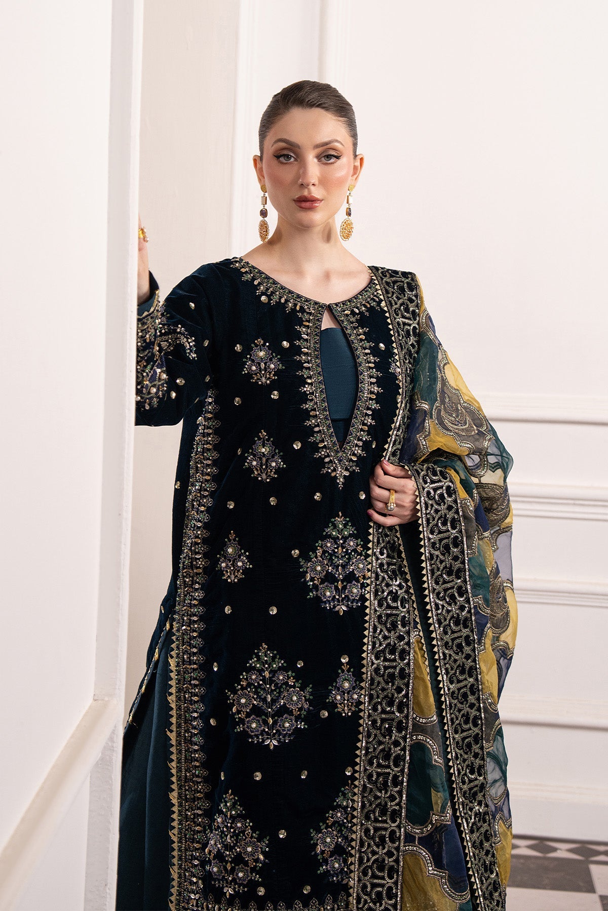Raeesa Premium | Noirah Velvet | NV-006-6