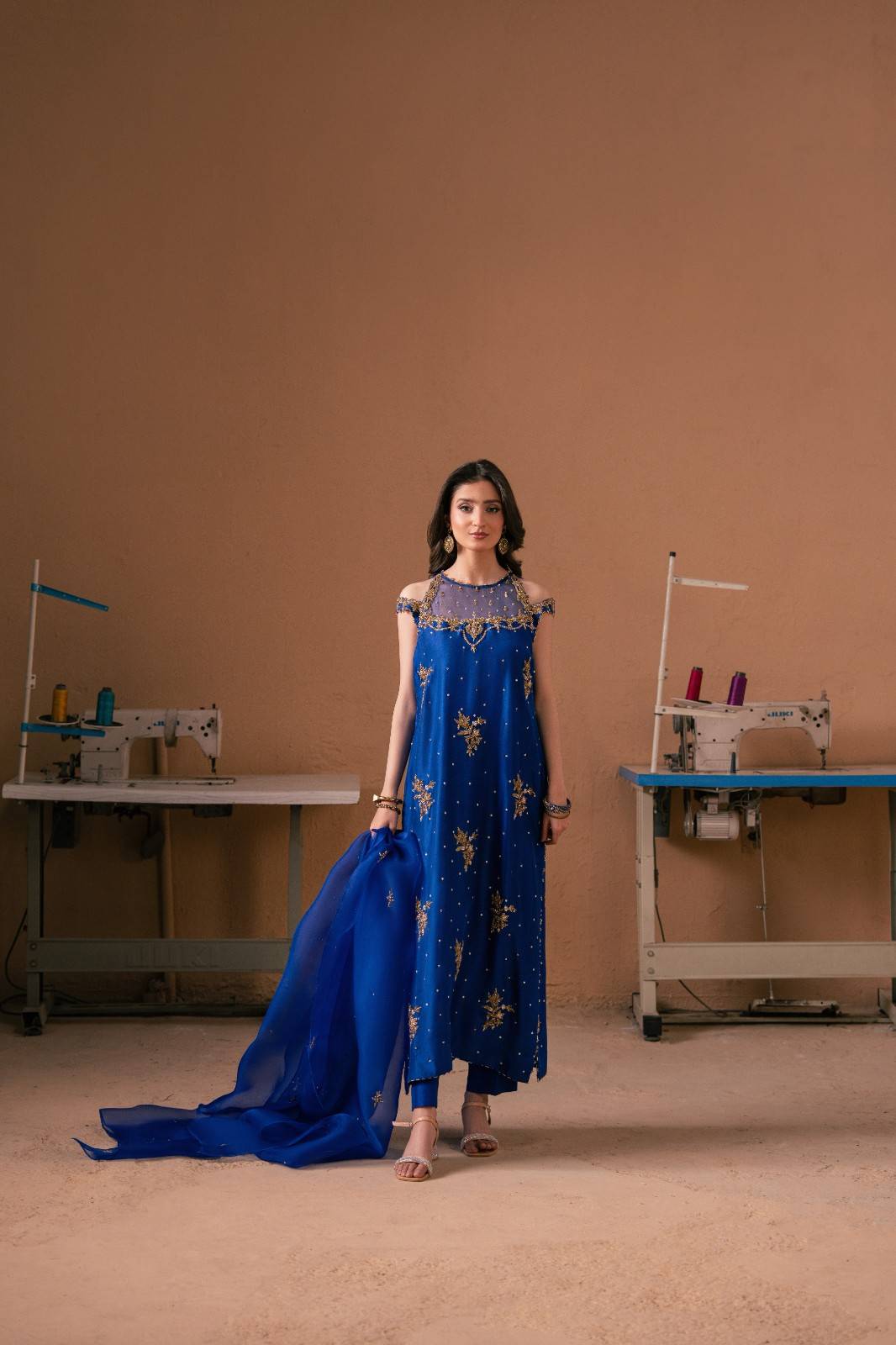 Malook | Dhanak Formals | Resham -  Malook Ladies Clothes - Original Designer Dress - House of Maryam