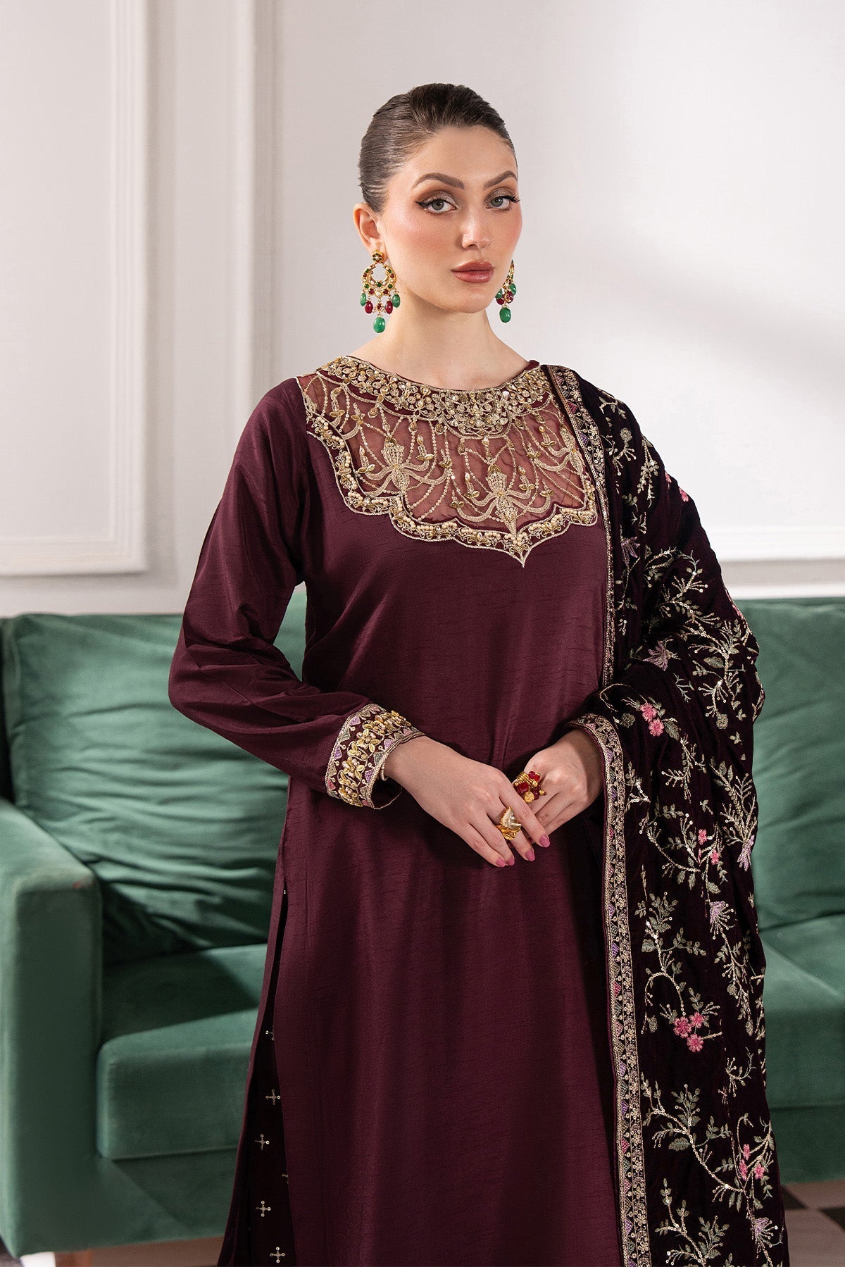 Raeesa Premium | Noirah Velvet | NV-005-2