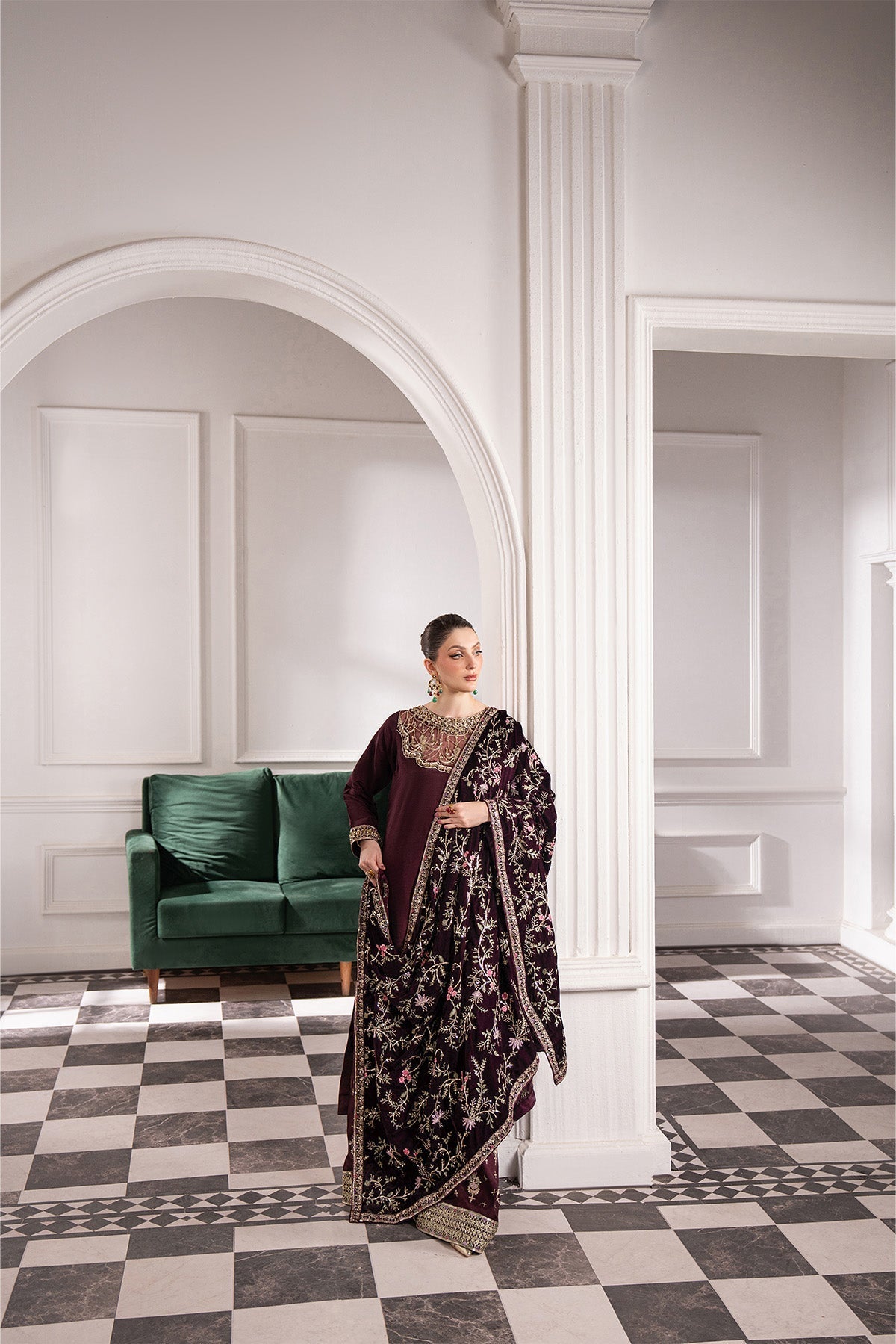 Raeesa Premium | Noirah Velvet | NV-005-8
