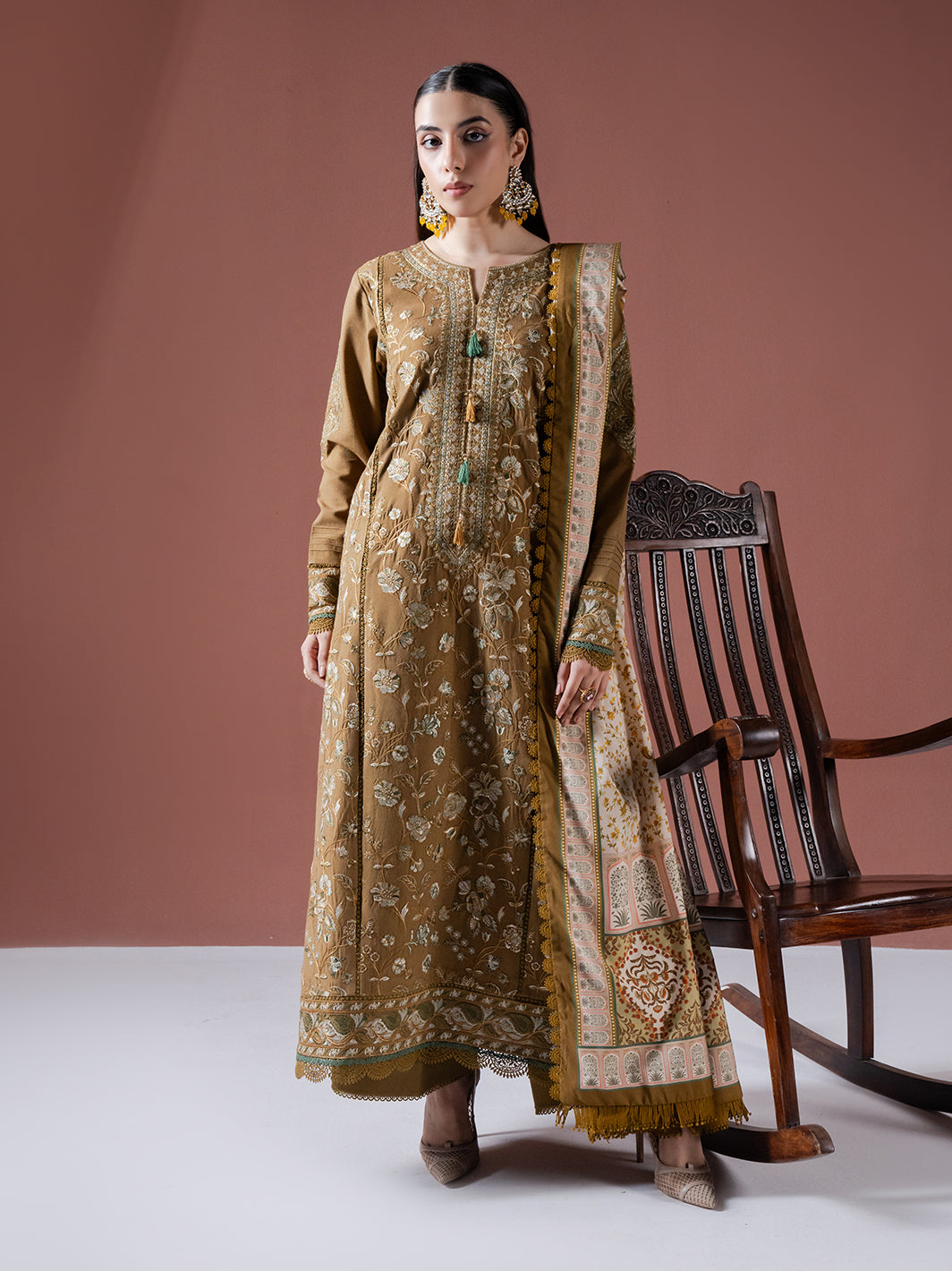 Faiza Faisal | Winter Edit 2024 | EMIRA -  Faiza Faisal Ladies Clothes - Original Designer Dress - House of Maryam