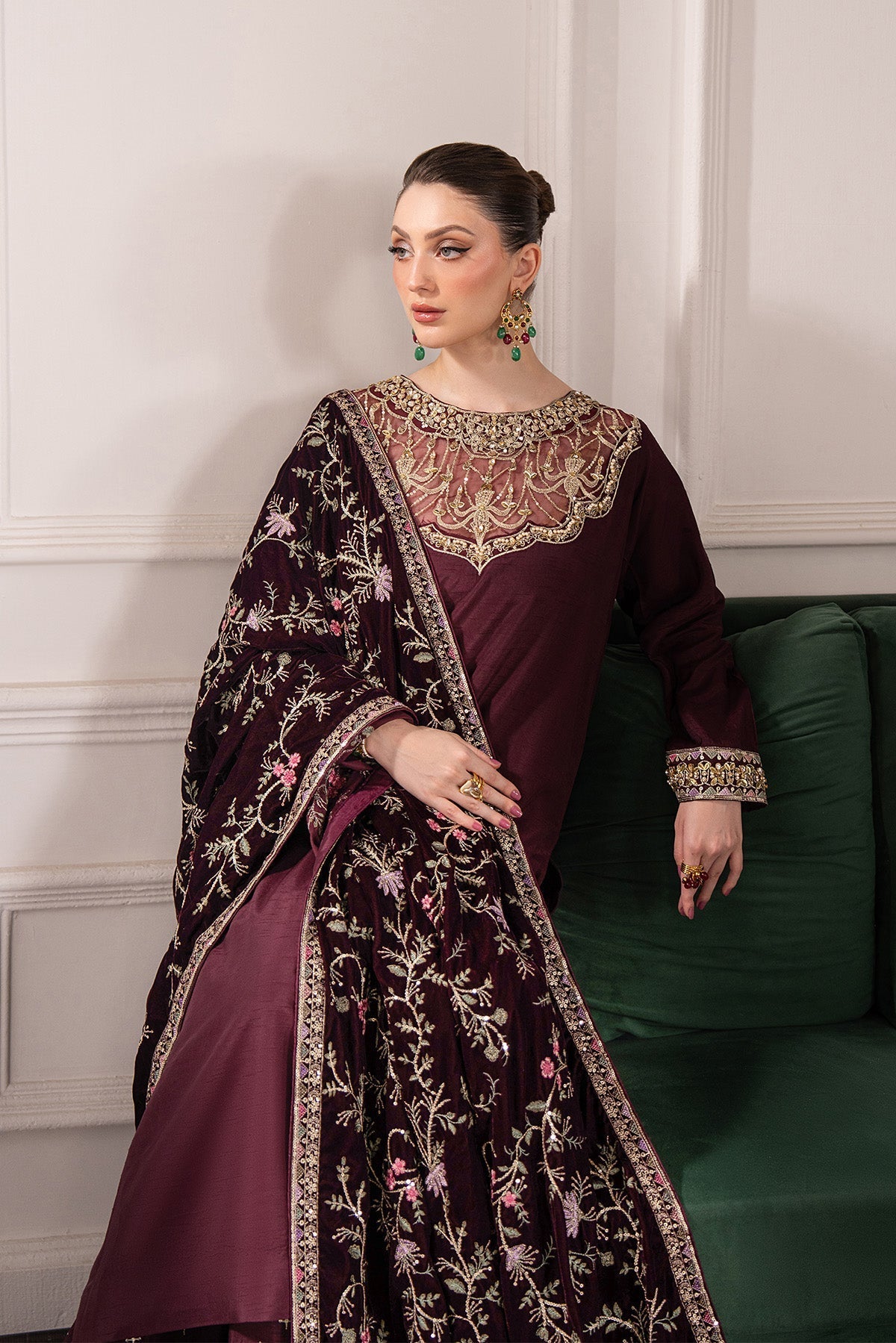 Raeesa Premium | Noirah Velvet | NV-005-5