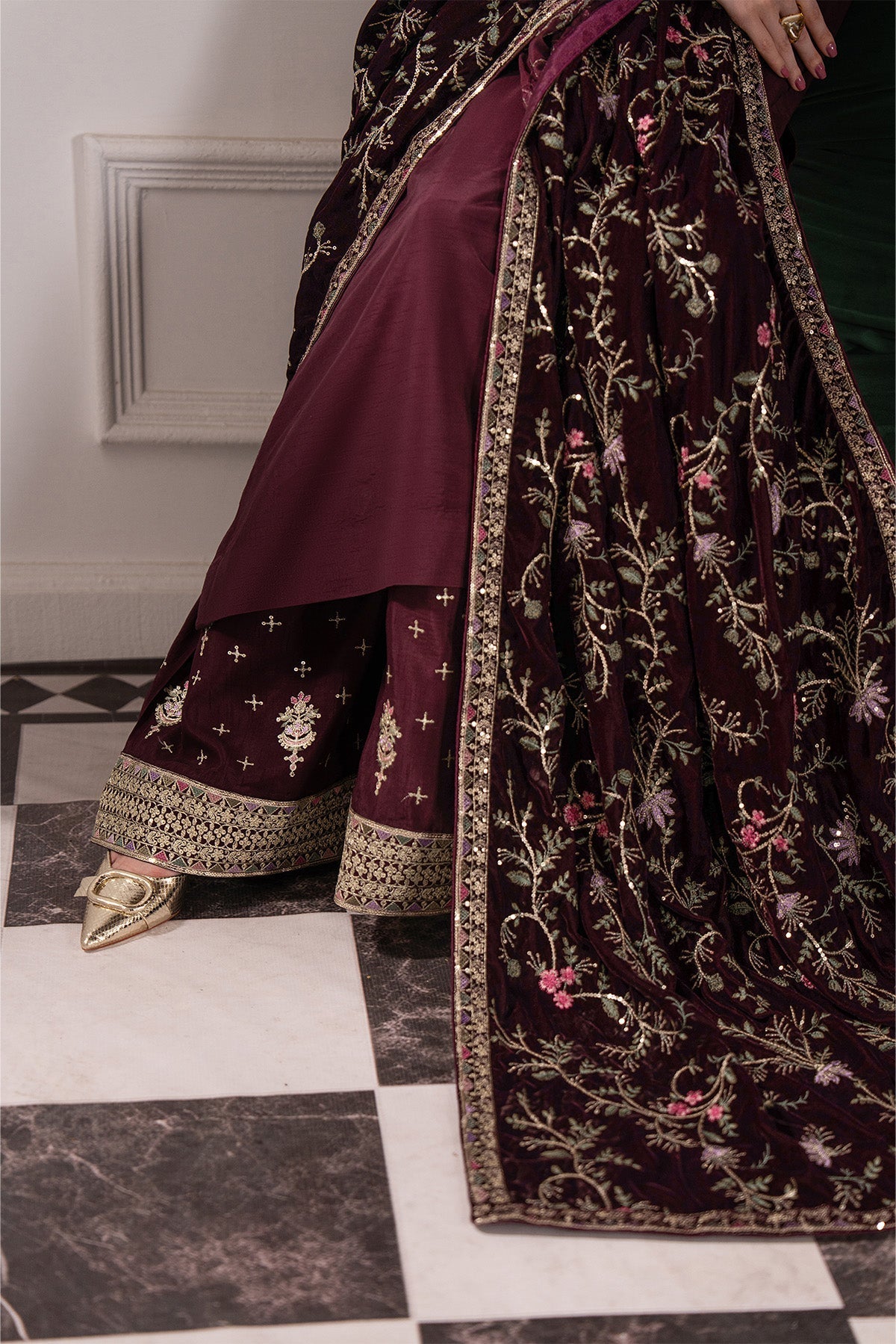 Raeesa Premium | Noirah Velvet | NV-005, image 7