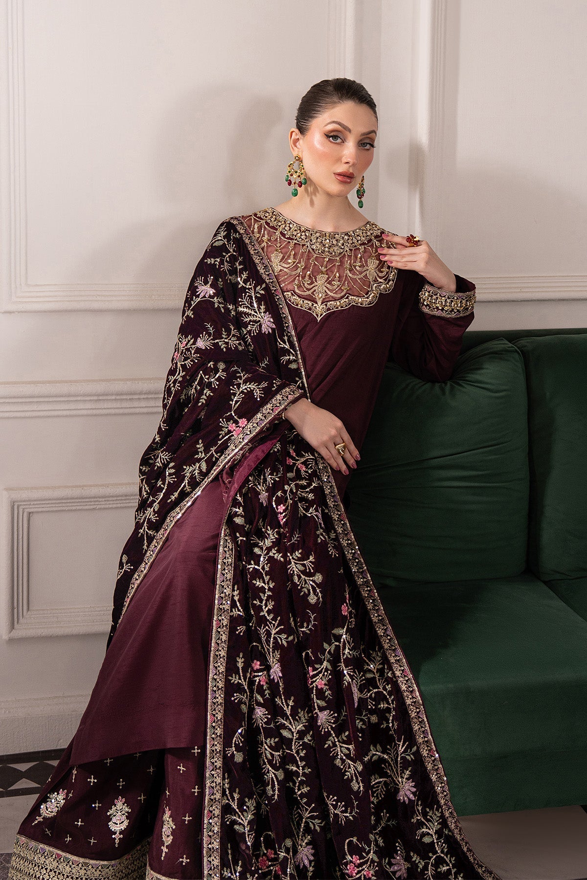Raeesa Premium | Noirah Velvet | NV-005, image 4