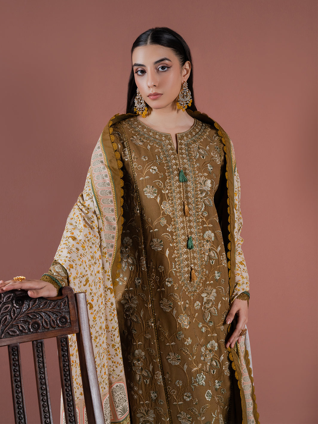 Faiza Faisal | Winter Edit 2024 | EMIRA -  Faiza Faisal Ladies Clothes - Original Designer Dress - House of Maryam