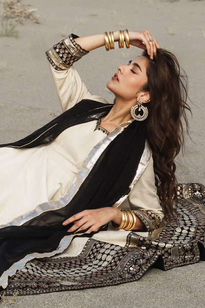 Charizma | Festive Pret | 3 Pcs Stitched Raw Silk Pishwas CMA-6-468