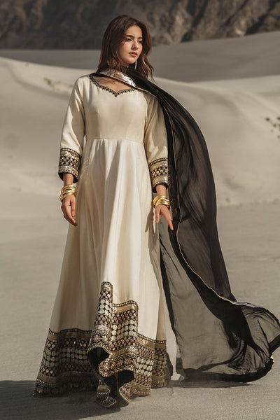 Charizma | Festive Pret | 3 Pcs Stitched Raw Silk Pishwas CMA-6-468