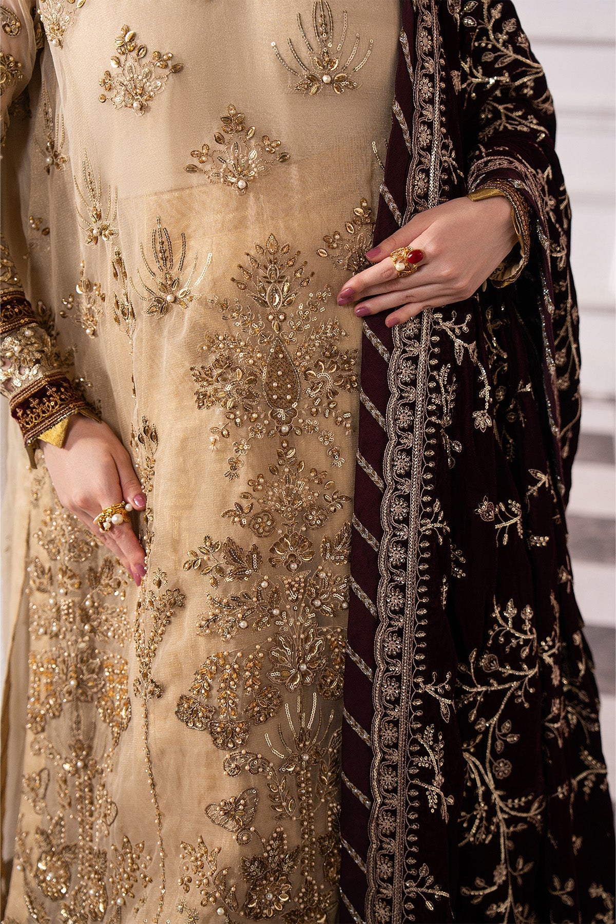 Raeesa Premium | Noirah Velvet | NV-008-4