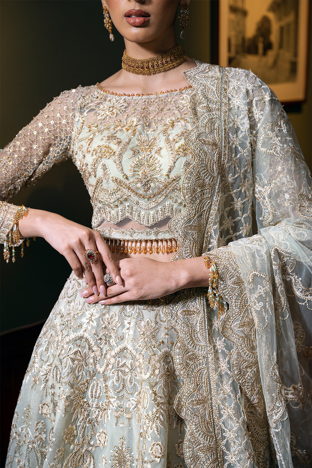 Saira Rizwan | Festive Formals 24 | LUCENT-SRF-D-02 -  Saira Rizwan Ladies Clothes - Original Designer Dress - House of Maryam