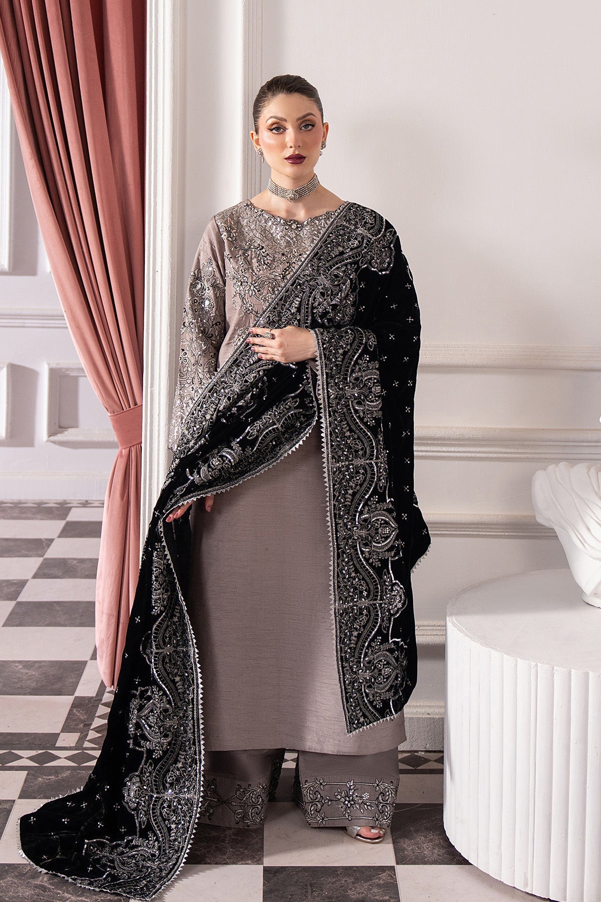 Raeesa Premium | Noirah Velvet | NV-007
