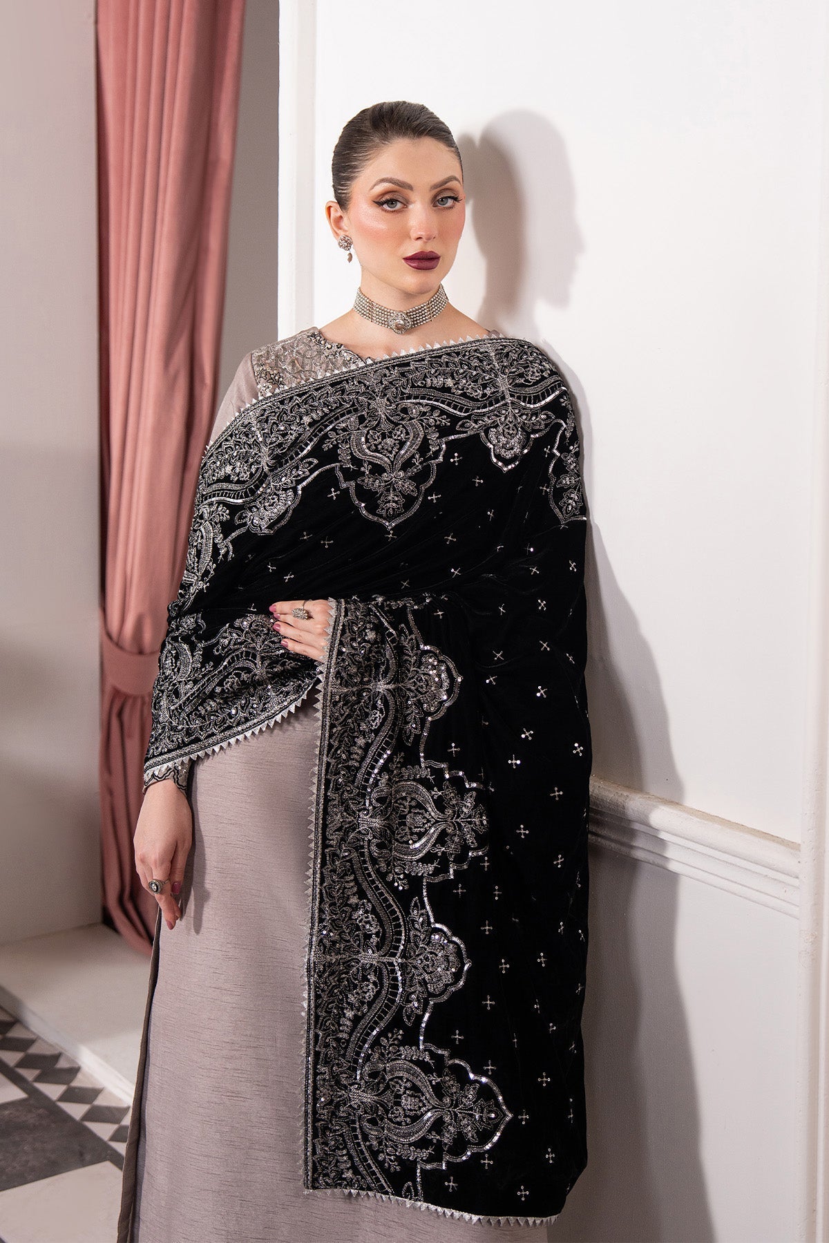 Raeesa Premium | Noirah Velvet | NV-007-5