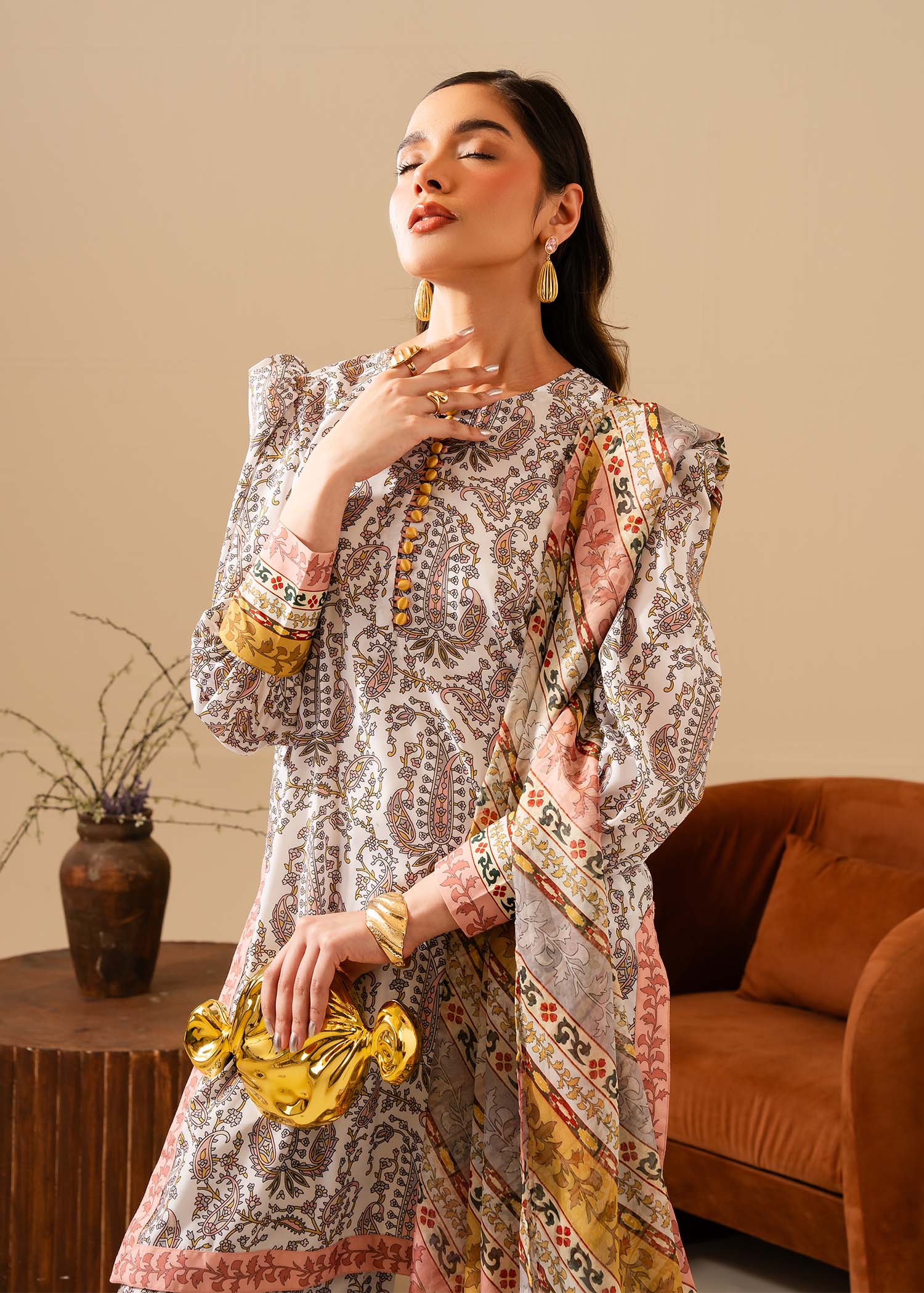 Maria Osama Khan | Retro Vol 3 | Milan -  Maria Osama Khan Ladies Clothes -  House of Maryam