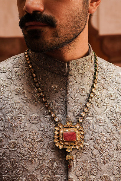 Republic By Omar Farooq | Sherwani Couture | "Ahmer" Sherwani -  Republic by Omar Farooq SHERWANI COUTURE - Original Designer Dress - House of Maryam