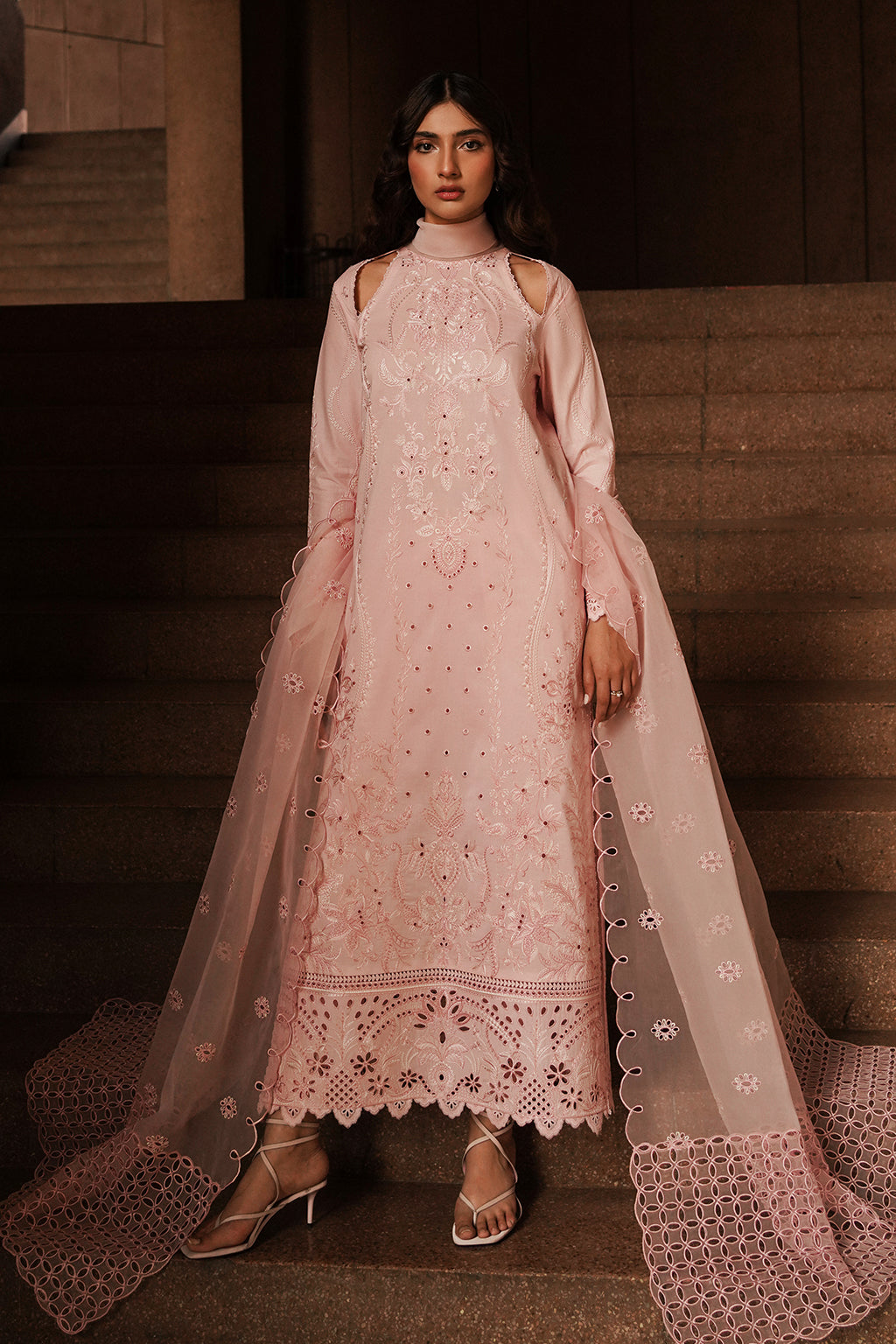 Afrozeh | Chikankari Lawn 24 | Rosella -  Afrozeh Luxury - Original Designer Dress - House of Maryam