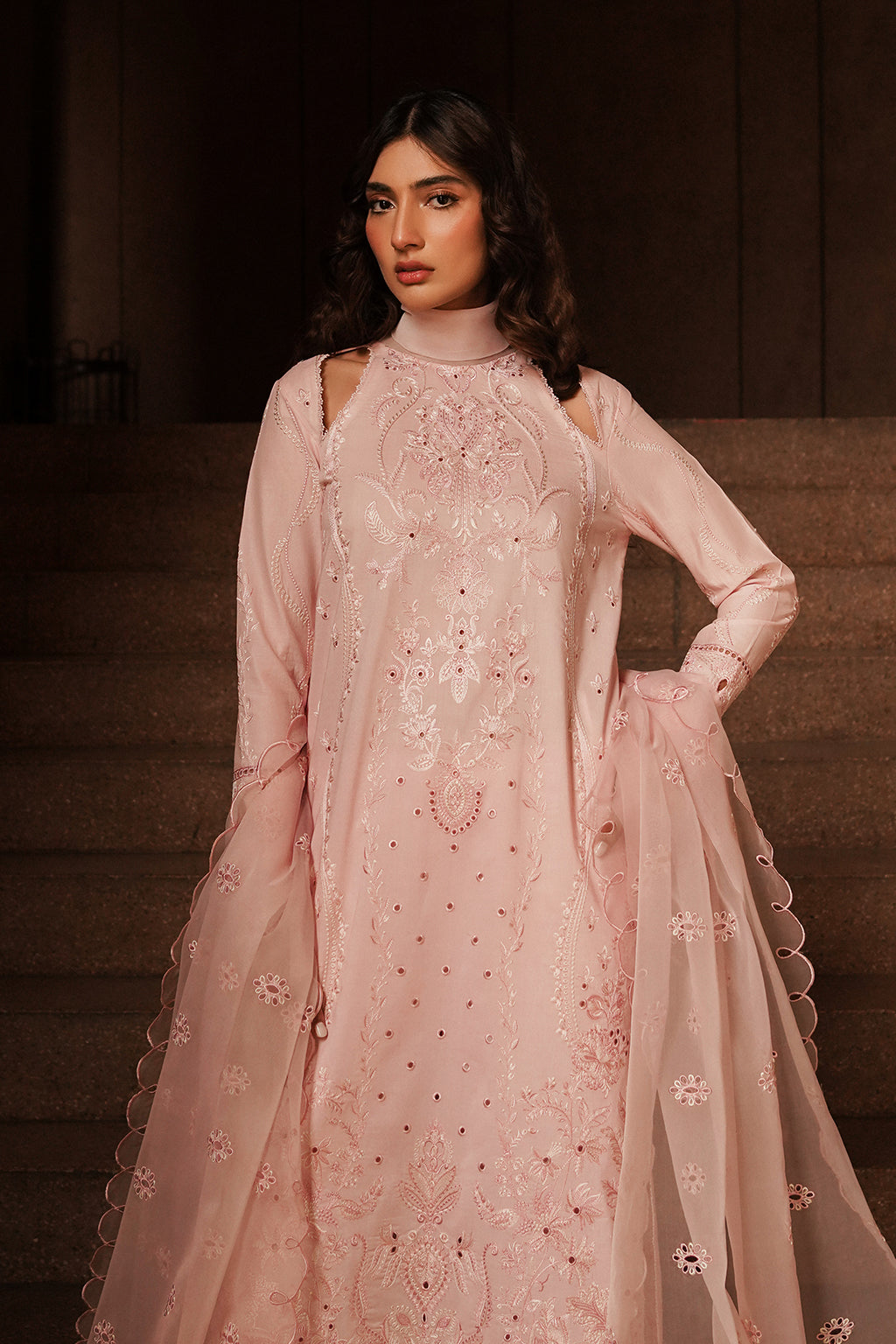 Afrozeh | Chikankari Lawn 24 | Rosella -  Afrozeh Luxury - Original Designer Dress - House of Maryam