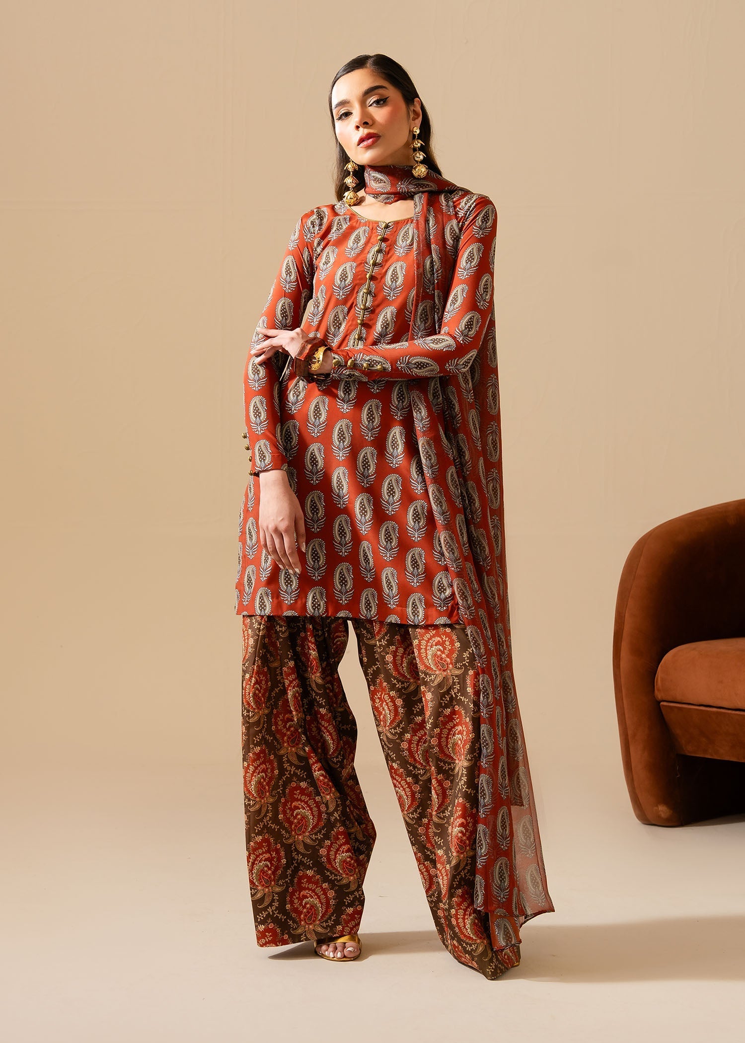 Maria Osama Khan | Retro Vol 3 | Lara -  Maria Osama Khan Ladies Clothes -  House of Maryam