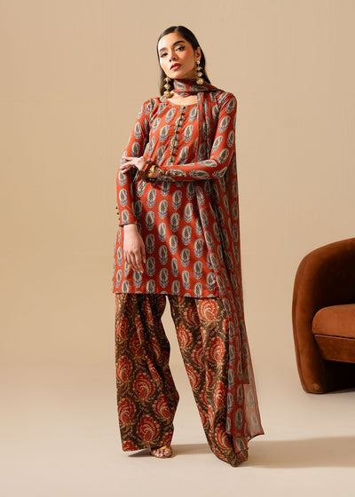 Maria Osama Khan | Retro Vol 3 | Lara -  Maria Osama Khan Ladies Clothes - Original Designer Dress - House of Maryam