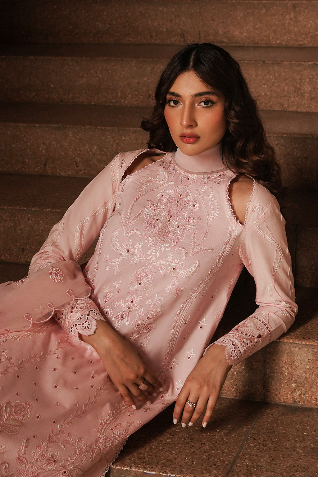 Afrozeh | Chikankari Lawn 24 | Rosella