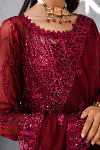 Maryams | Afsaneh Luxury Chiffon | Gulbahar -  Maryams  - Original Designer Dress - House of Maryam
