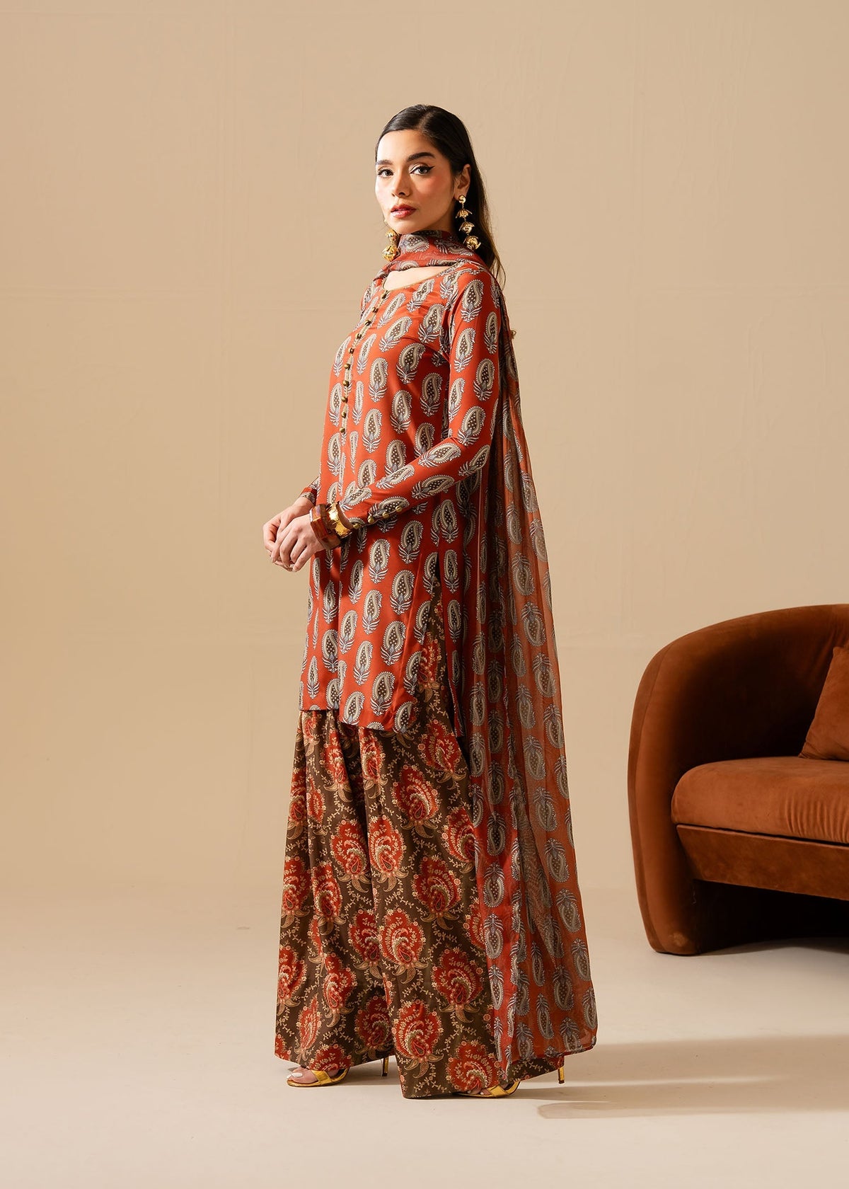 Maria Osama Khan | Retro Vol 3 | Lara -  Maria Osama Khan Ladies Clothes - Original Designer Dress - House of Maryam
