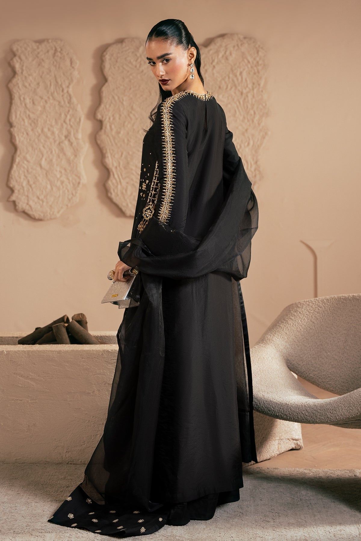 Mina Kashif | Emilie Formals | Black Noir, image 3