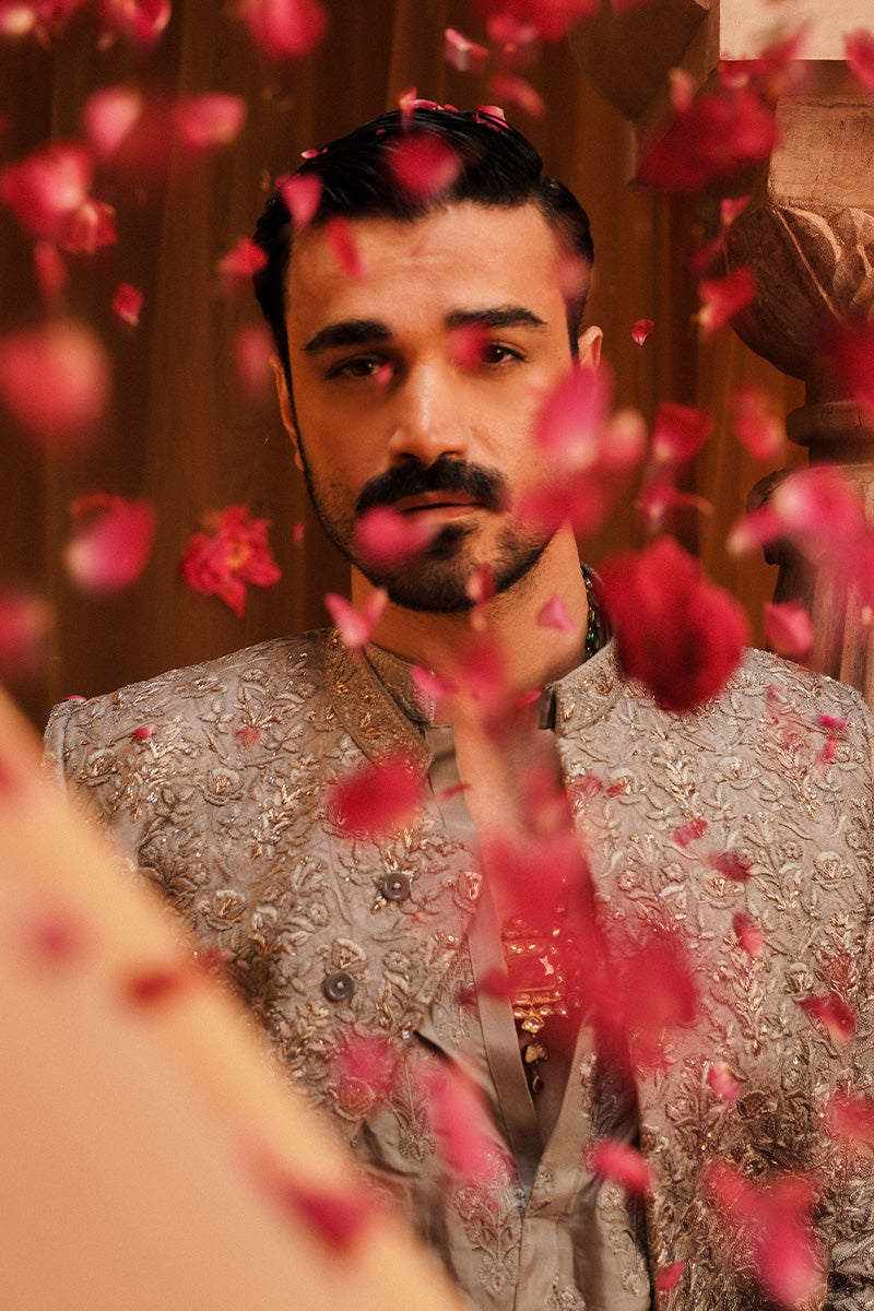 Republic By Omar Farooq | Luxury Rtw | "Ahmer" Kurta Pajama -  Republic by Omar Farooq Luxury RTW - Original Designer Dress - House of Maryam