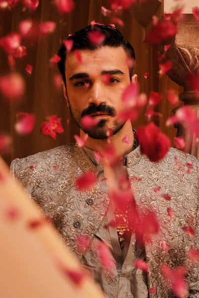 Republic By Omar Farooq | Luxury Rtw | "Ahmer" Kurta Pajama -  Republic by Omar Farooq Luxury RTW - Original Designer Dress - House of Maryam