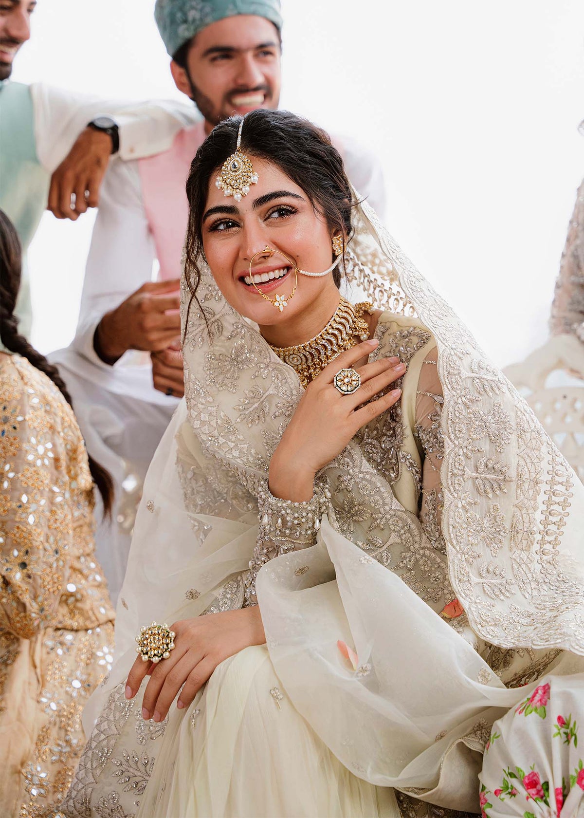 Akbar Aslam Nahla chiffon formal shirt and gharara, photo 5