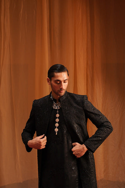 Republic By Omar Farooq | Sherwani Couture | "Nadir" Sherwani -  Republic by Omar Farooq SHERWANI COUTURE - Original Designer Dress - House of Maryam