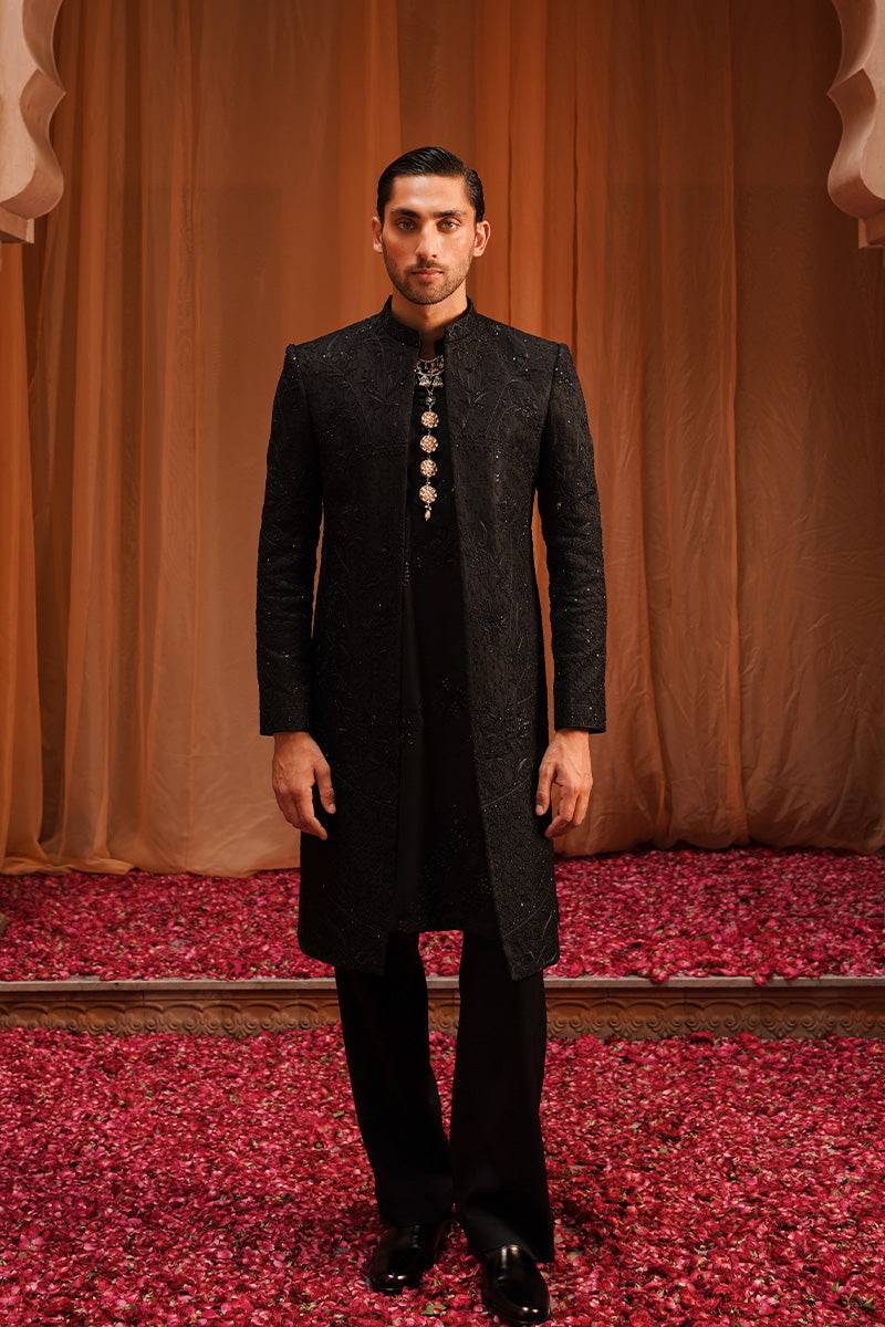 Republic By Omar Farooq | Sherwani Couture | "Nadir" Sherwani -  Republic by Omar Farooq SHERWANI COUTURE - Original Designer Dress - House of Maryam