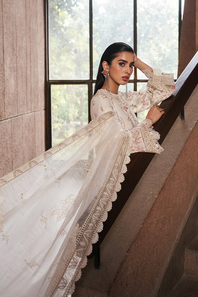 Afrozeh | Chikankari Lawn 24 | Gypsum -  Afrozeh Luxury - Original Designer Dress - House of Maryam