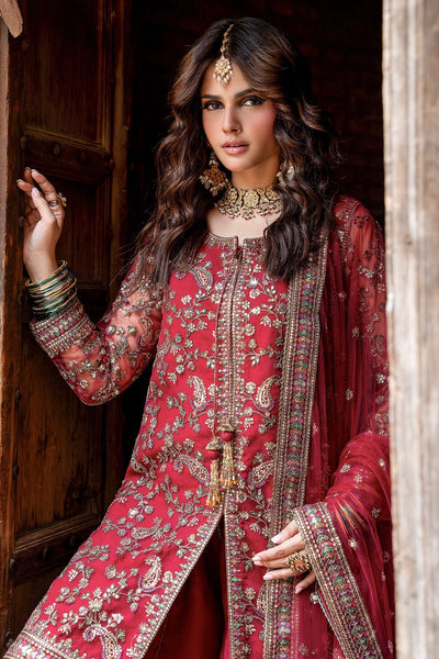 Charizma | Festive Pret | 3-PC Embroidered Raw Silk CMA-6-438