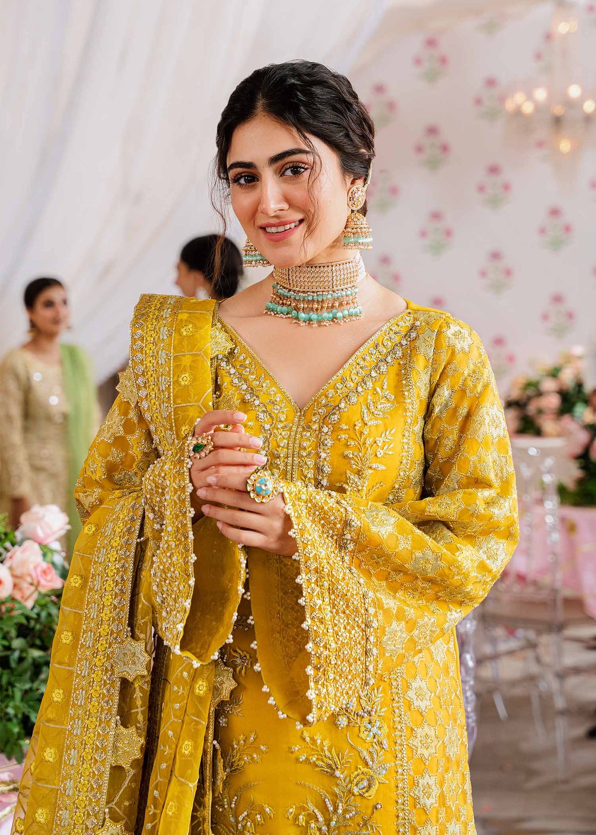 Akbar Aslam Meena organza shirt and lehenga, photo 2