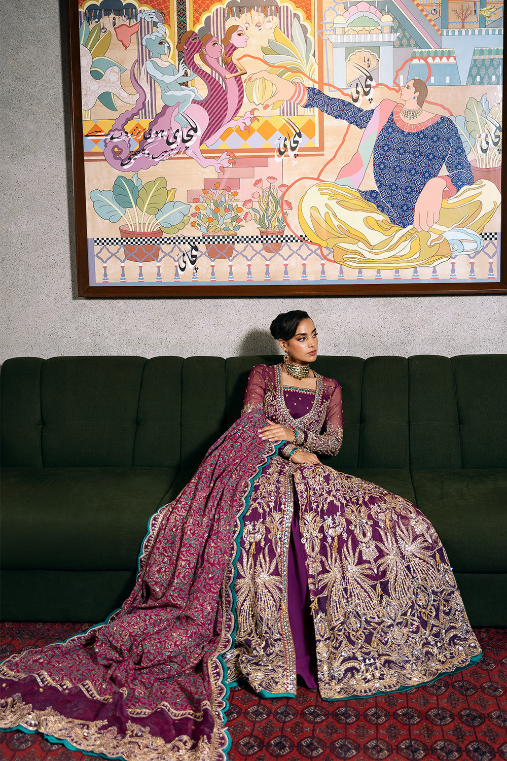 Saira Rizwan | Festive Formals 24 | LAVENA-SRF-D-05 -  Saira Rizwan Ladies Clothes - Original Designer Dress - House of Maryam
