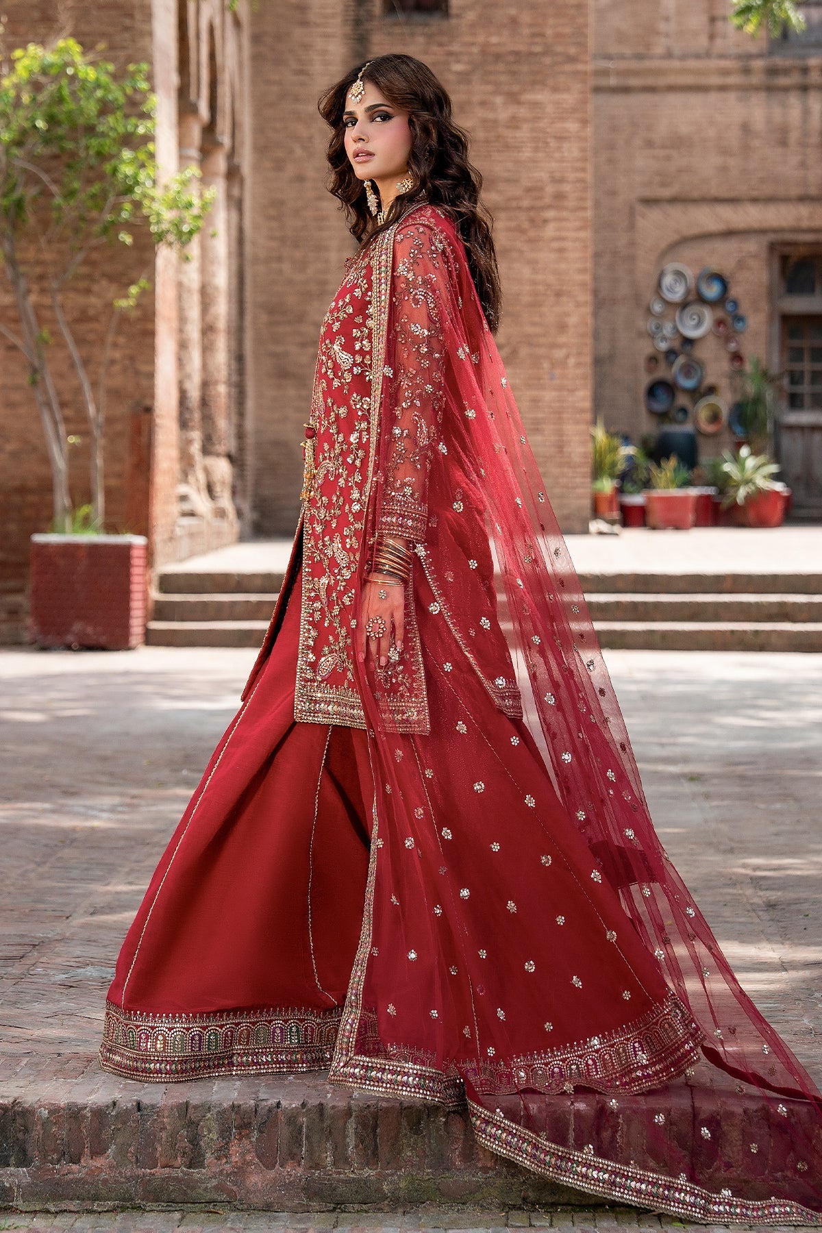 Charizma | Festive Pret | 3-PC Embroidered Raw Silk CMA-6-438, image 2