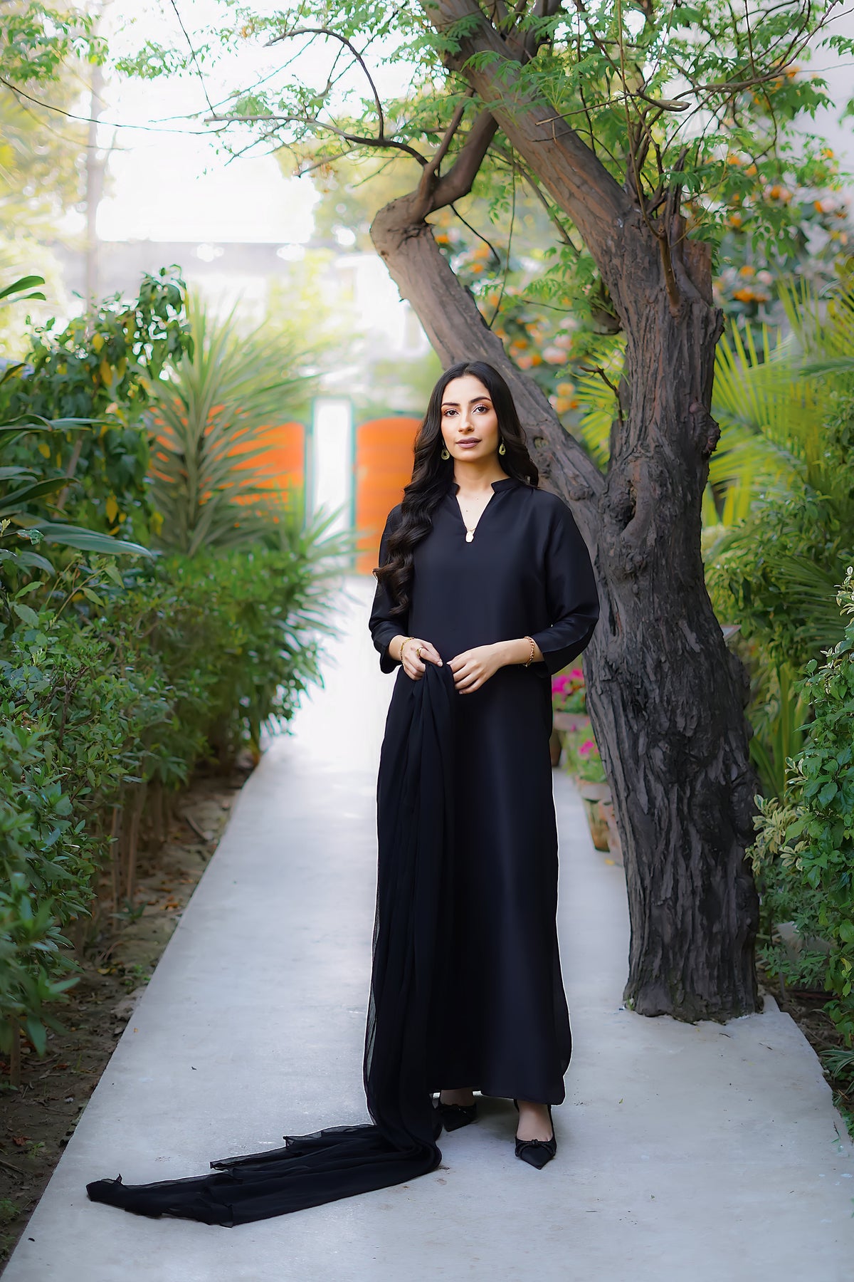 Erum Khan | Nue 25 | Midnight Enigma -  Erum Khan Ladies Clothes - Original Designer Dress - House of Maryam