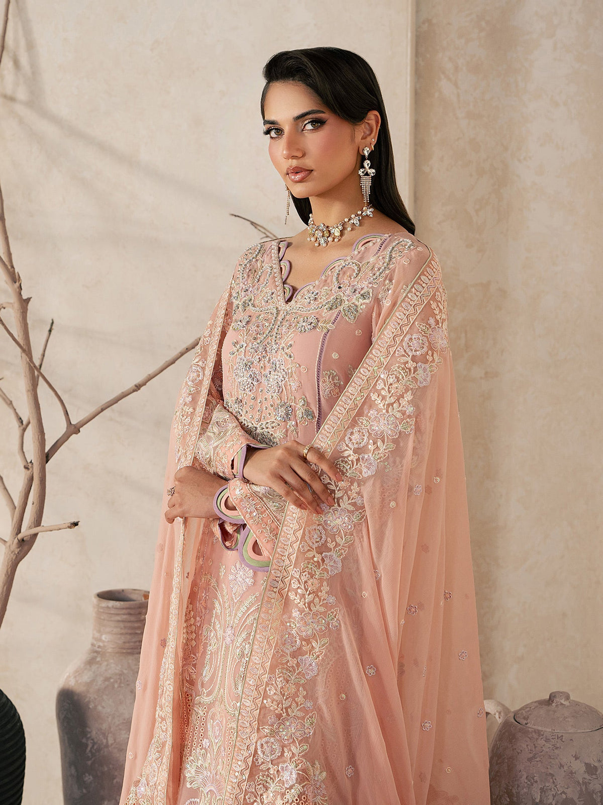 Gulaal | Inaaya Embroidered Chiffon 26 |Julian, image 6