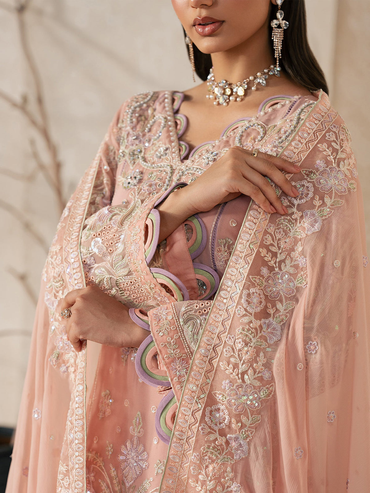 Gulaal | Inaaya Embroidered Chiffon 26 |Julian, image 4