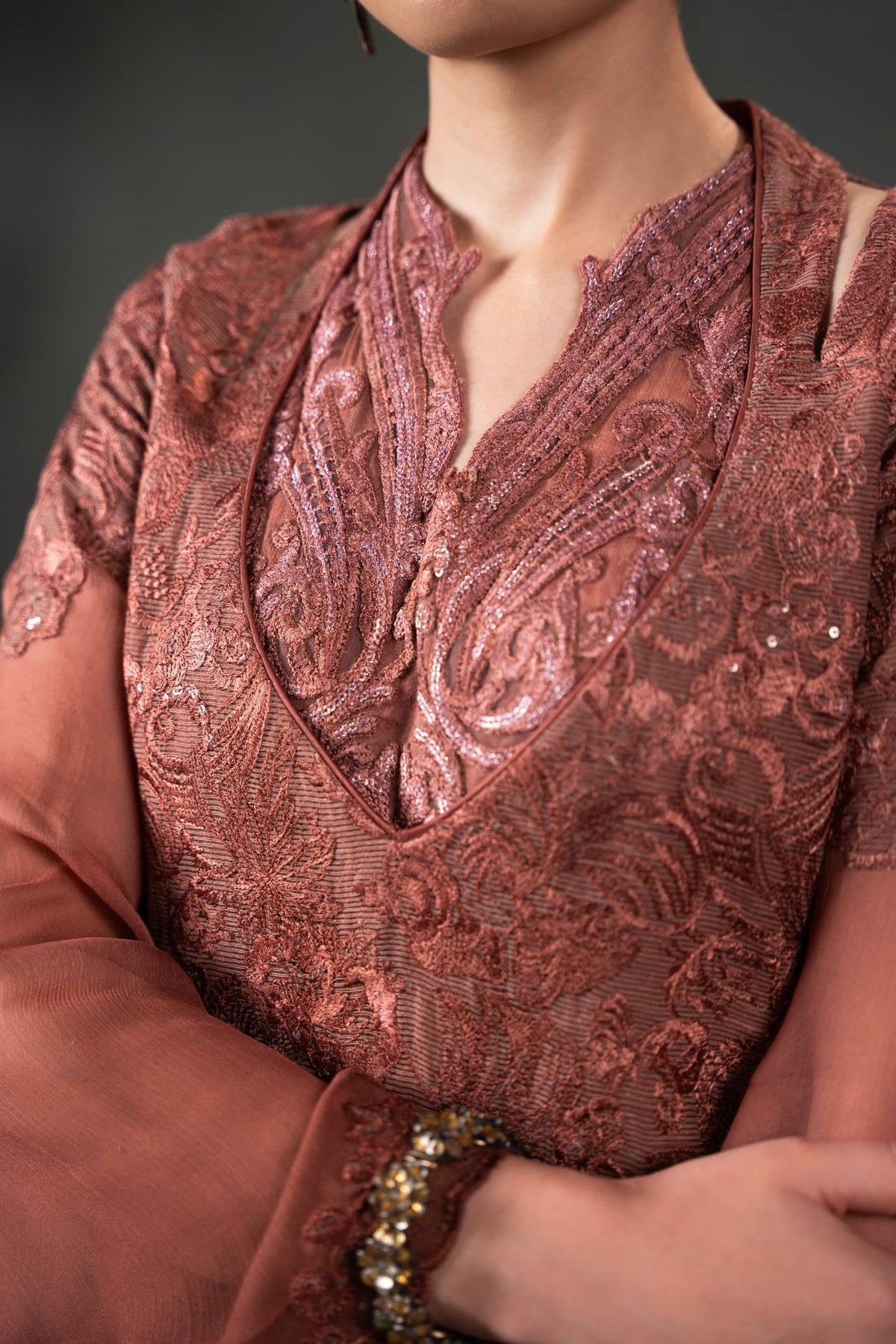 Nilofer Shahid | Mihrimah Formals | Hatice -  Nilofer Shahid Ladies Clothes - Original Designer Dress - House of Maryam