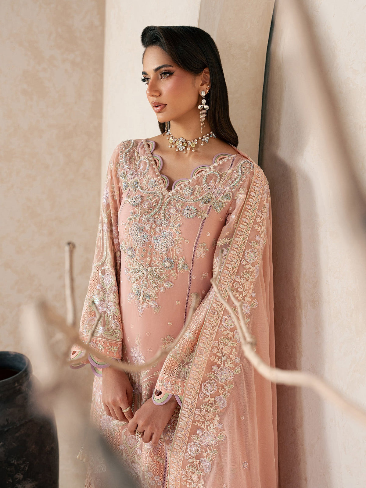 Gulaal | Inaaya Embroidered Chiffon 26 |Julian, image 5