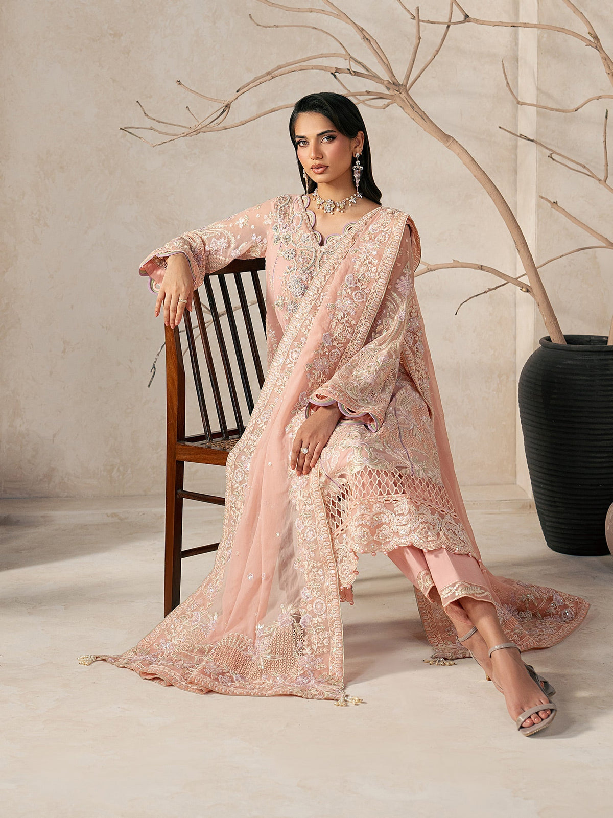 Gulaal | Inaaya Embroidered Chiffon 26 |Julian, image 7