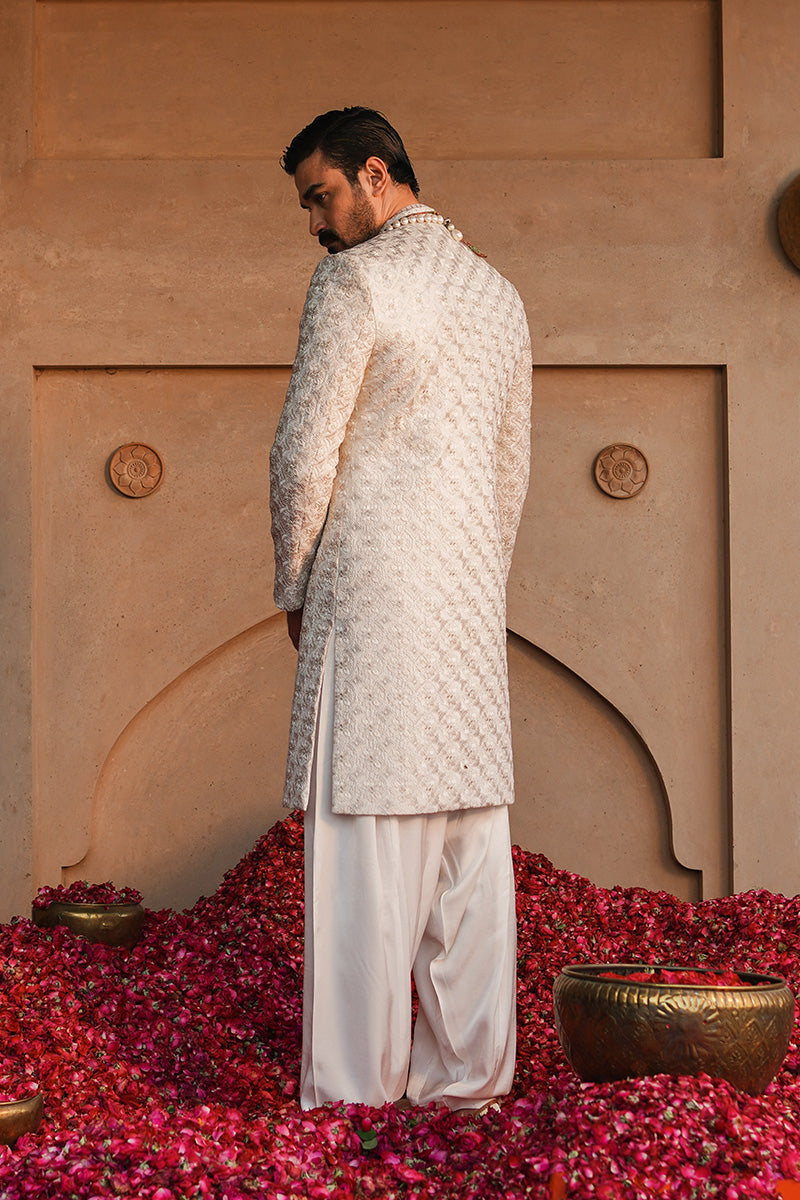 Republic By Omar Farooq | Sherwani Couture | "Hadi Sherwani" -  Republic by Omar Farooq SHERWANI COUTURE - Original Designer Dress - House of Maryam
