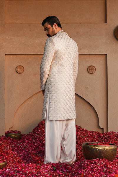 Republic By Omar Farooq | Sherwani Couture | "Hadi Sherwani" -  Republic by Omar Farooq SHERWANI COUTURE - Original Designer Dress - House of Maryam