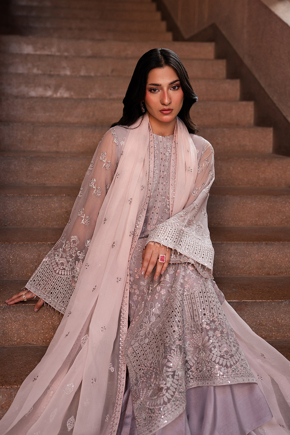 Lavish Premium | Lazawal Formals | Lavender Glow, image 5