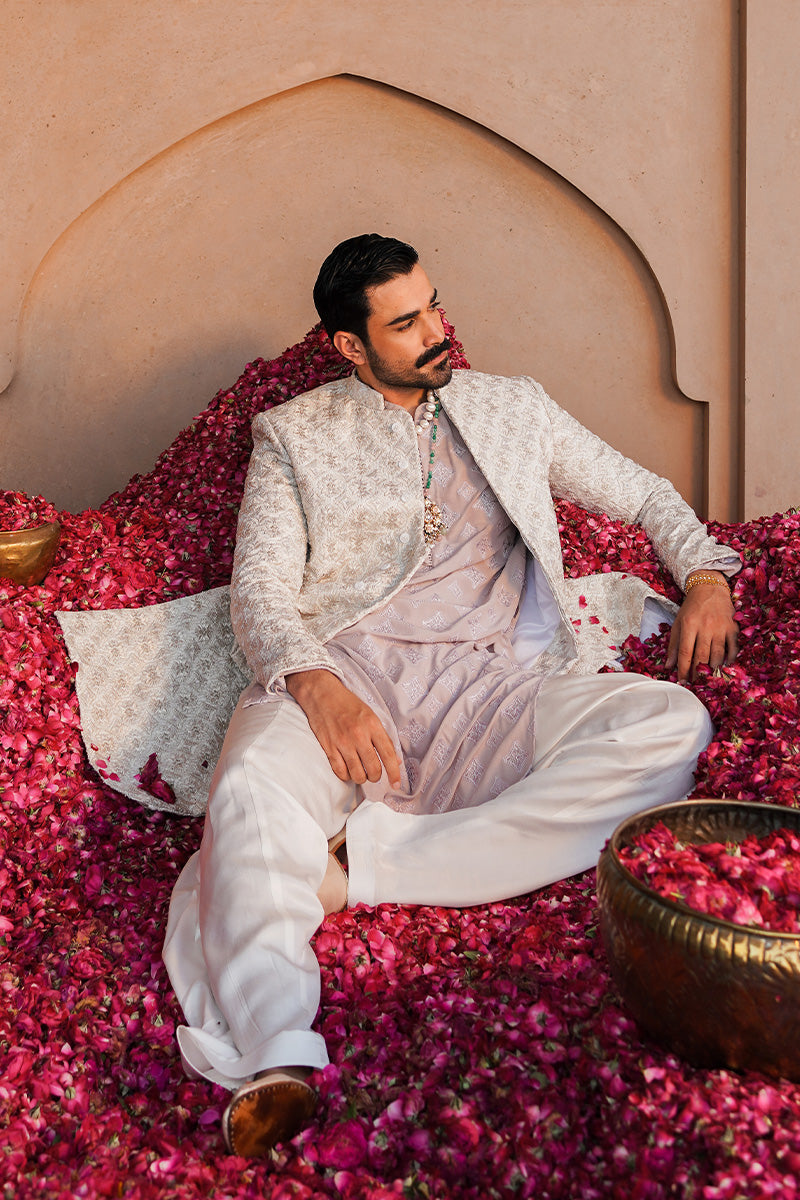 Republic By Omar Farooq | Luxury Rtw | "Hadi" Kurta Pajama -  Republic by Omar Farooq Luxury RTW - Original Designer Dress - House of Maryam