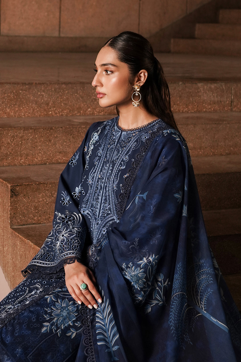 Afrozeh | Chikankari Lawn 24 | Capri -  Afrozeh Luxury - Original Designer Dress - House of Maryam