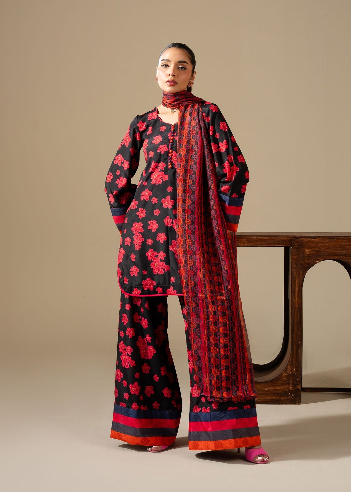 Maria Osama Khan | Retro Vol 3 | Boho -  Maria Osama Khan Ladies Clothes - Original Designer Dress - House of Maryam