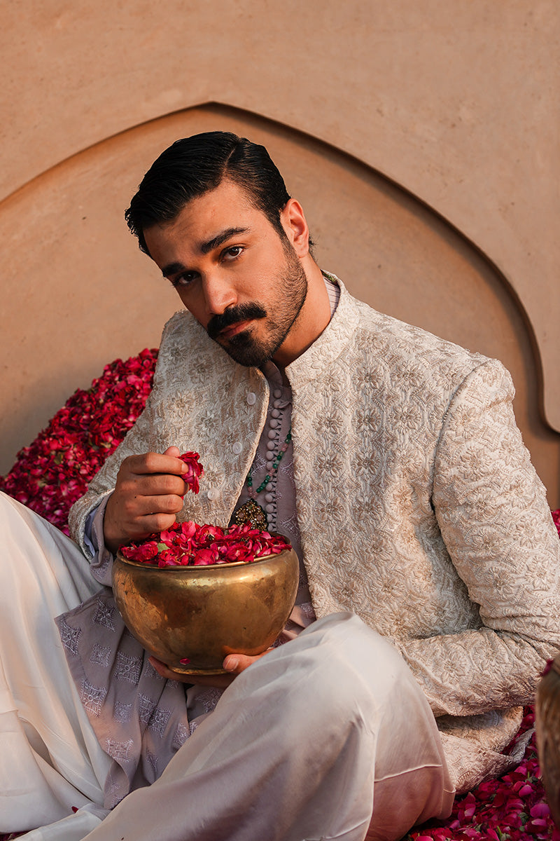 Republic By Omar Farooq | Luxury Rtw | "Hadi" Kurta Pajama -  Republic by Omar Farooq Luxury RTW - Original Designer Dress - House of Maryam